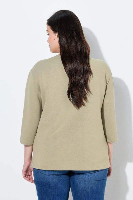 Eco Viscose Floral Embroidered Sweatshirt