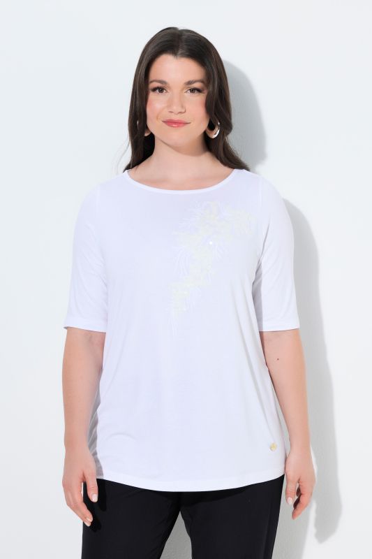 Tonal Sequined Tee