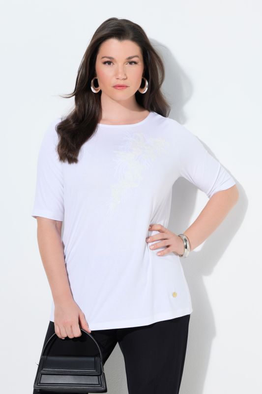 Tonal Sequined Tee