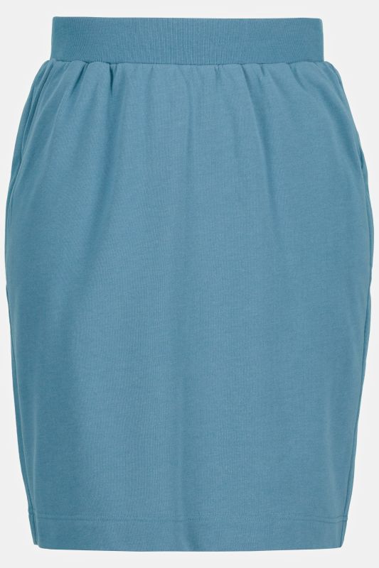 Уютна плетена пола с ластик на талията