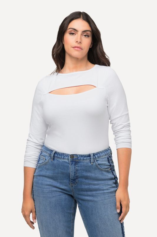 Боди с изрязан акцент