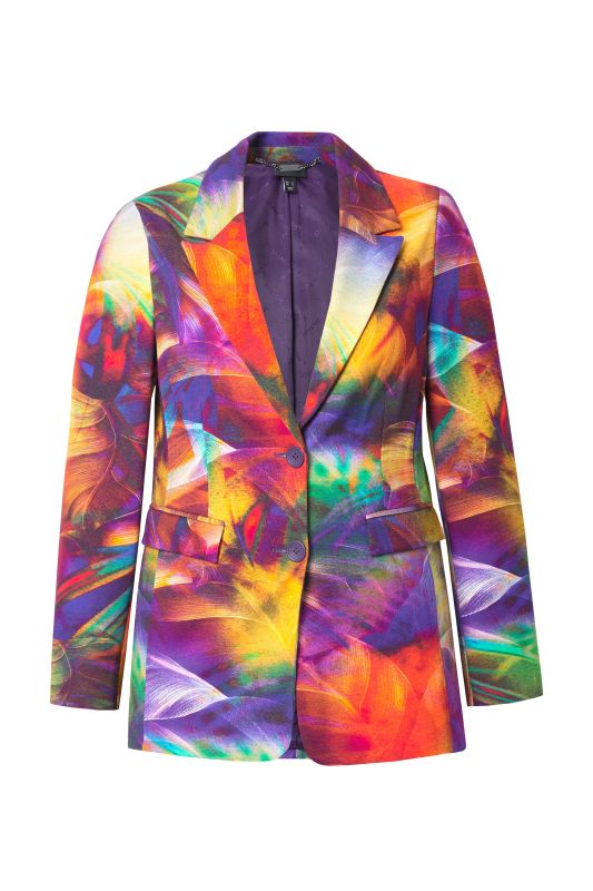 Блейзър с абстрактен принт