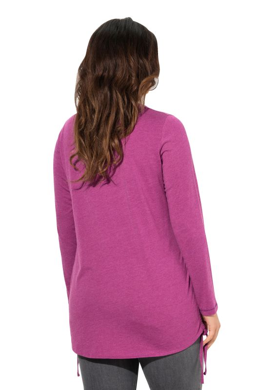 Tie Hem Long Sleeve Graphic Tee