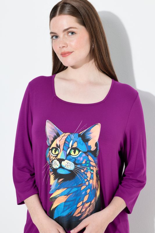 Тениска с графичен принт на козирог