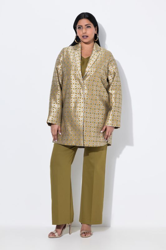 Geometric Jacquard Jacket