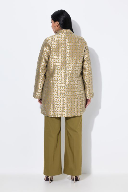 Geometric Jacquard Jacket