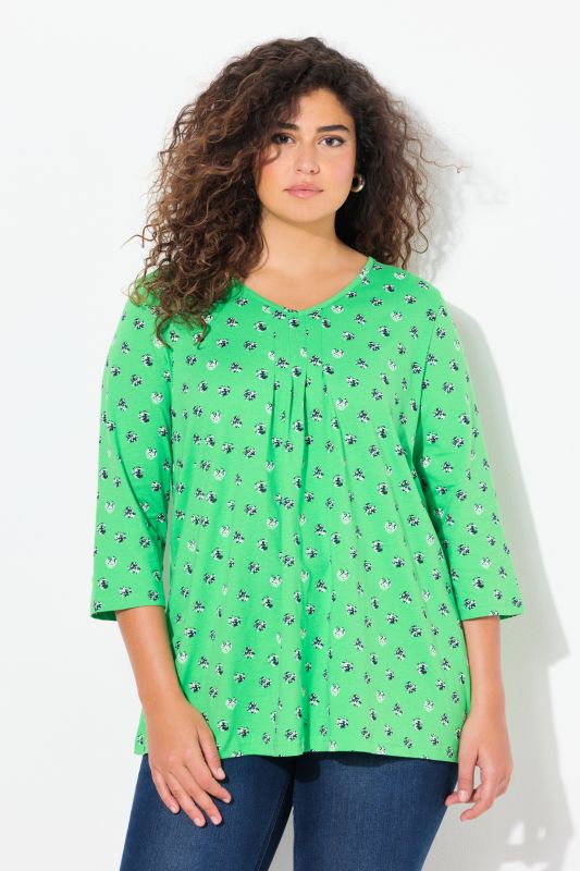 Тениска с малки цветя