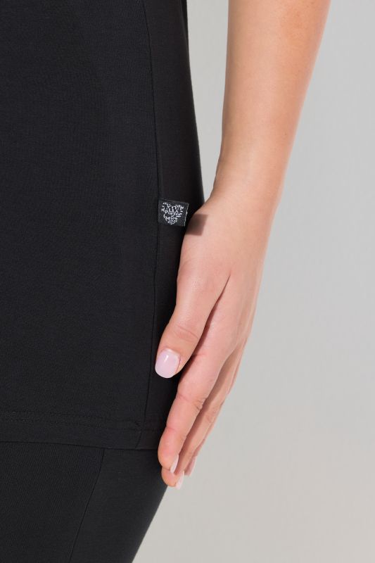 Lace Panel Two Piece Pajama Set