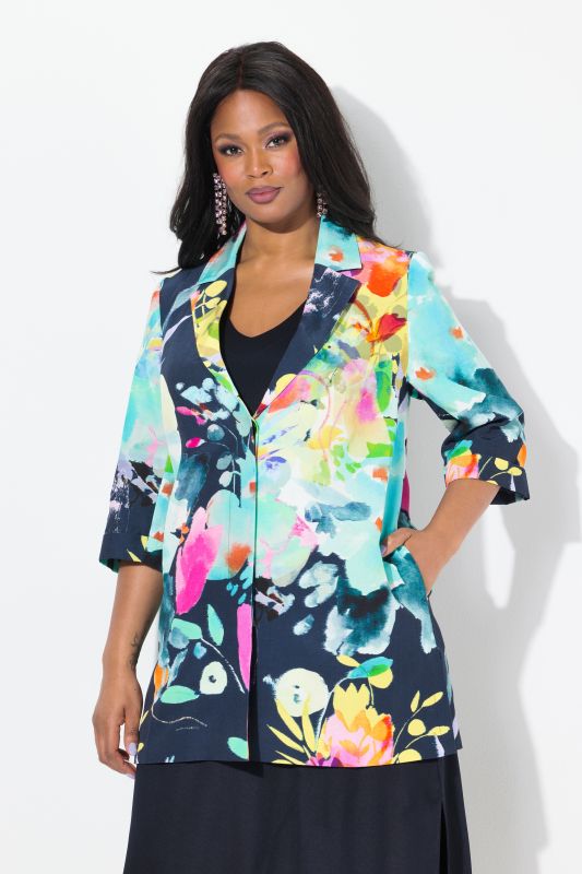 Floral Watercolor Jacket