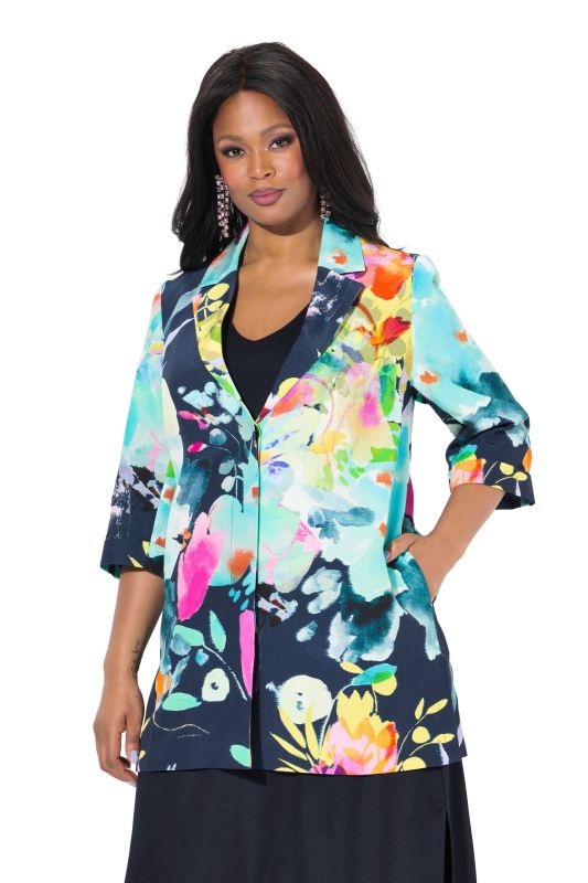 Floral Watercolor Jacket