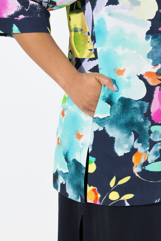 Floral Watercolor Jacket