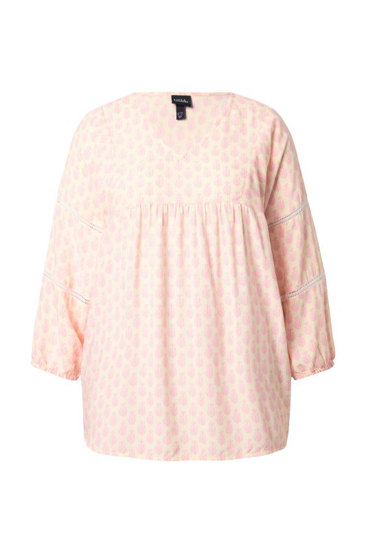 Cactus Print 3/4 Sleeve Blouse