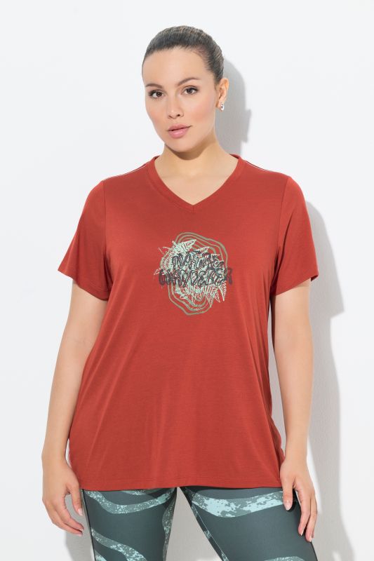 Antibacterial Graphic Lettering Short Sleeve Tee