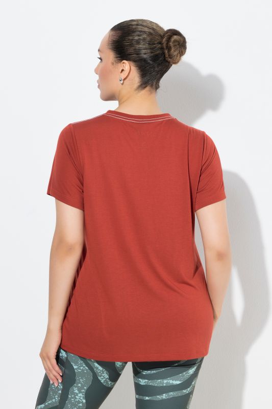 Antibacterial Graphic Lettering Short Sleeve Tee