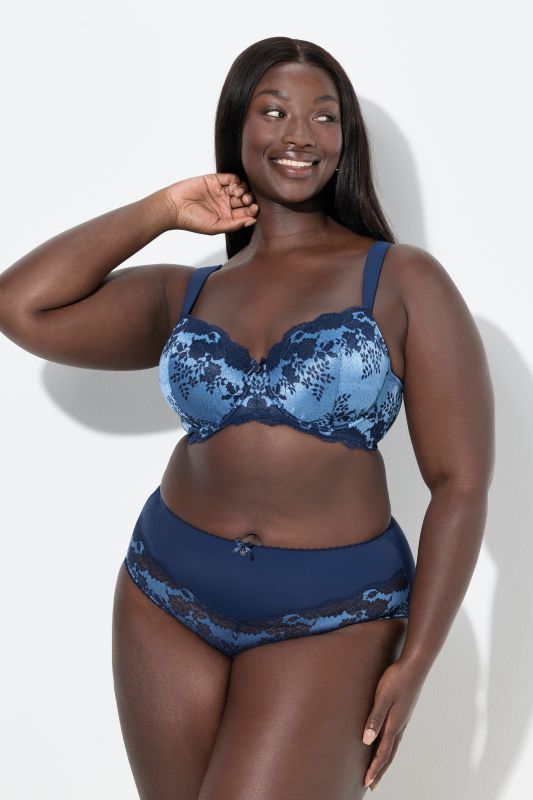 Shimmering Lace Underwire Bra