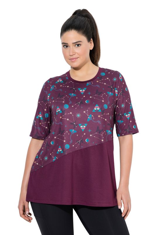 Quick Drying Celestial Print Performance Tee