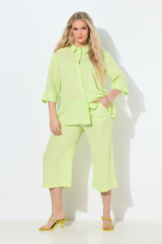 Панталон широк с еластична талия