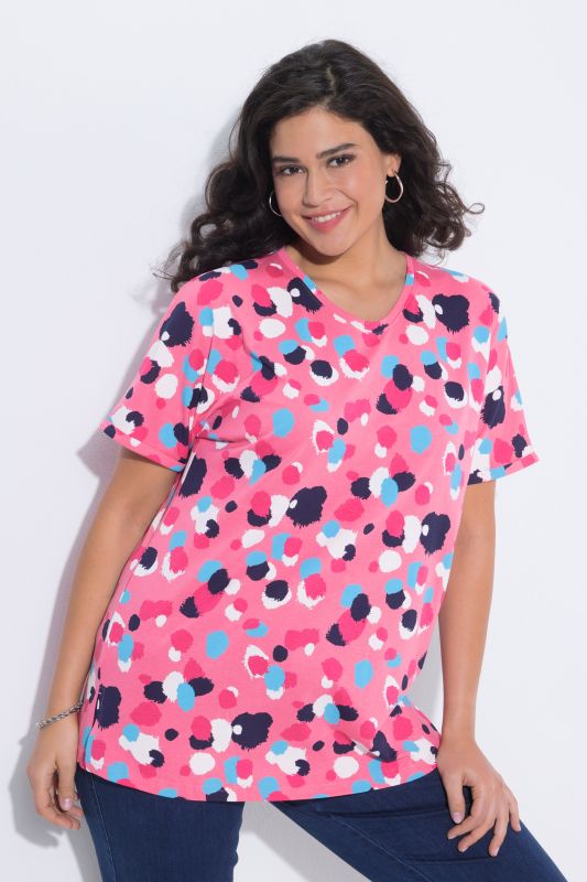 Тениска с цветни точки