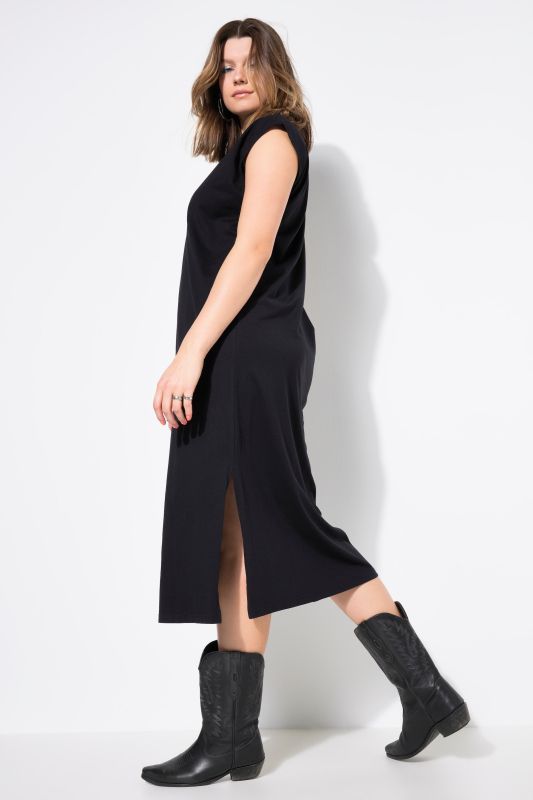 Classic Cap Sleeve Oversized  Fit Jersey Dress