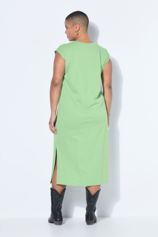 Classic Cap Sleeve Oversized  Fit Jersey Dress