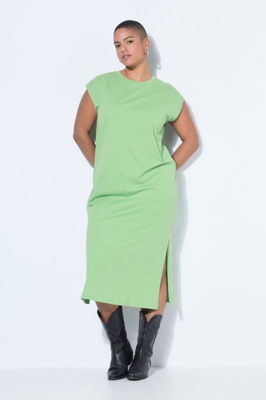 Classic Cap Sleeve Oversized  Fit Jersey Dress