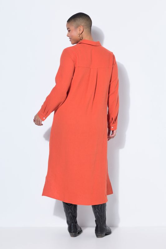 Рокля от муселин с копчета