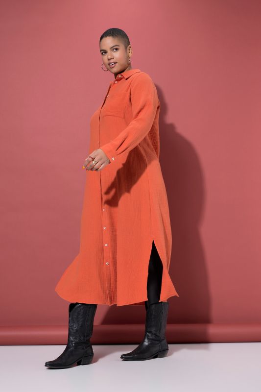 Рокля от муселин с копчета