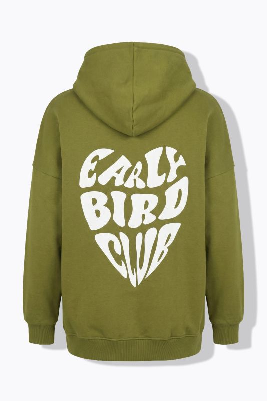 Oversized Heart Graphic Hoodie