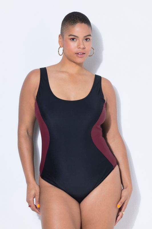 Illusion Panel One Piece Swimsuit