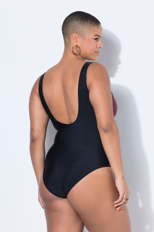 Illusion Panel One Piece Swimsuit
