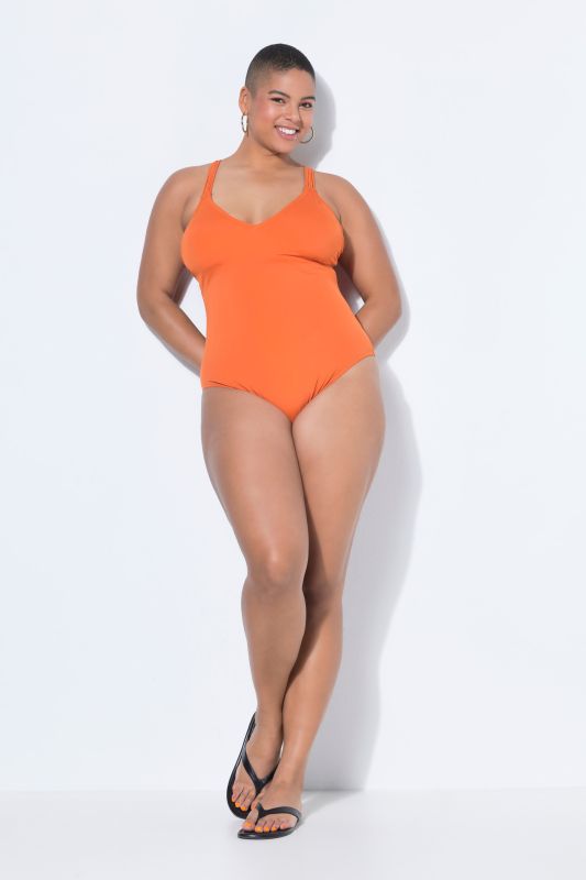 Strappy Crossed Back Swimsuit