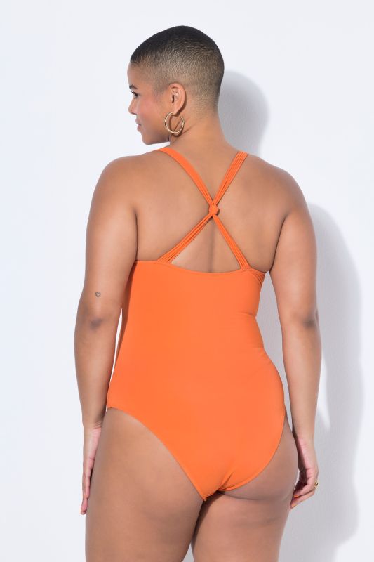 Strappy Crossed Back Swimsuit