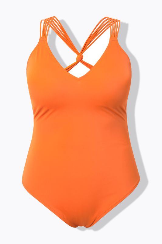 Strappy Crossed Back Swimsuit