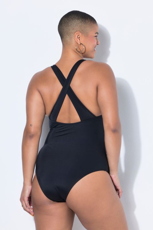 Sheer Striped One Piece Swimsuit