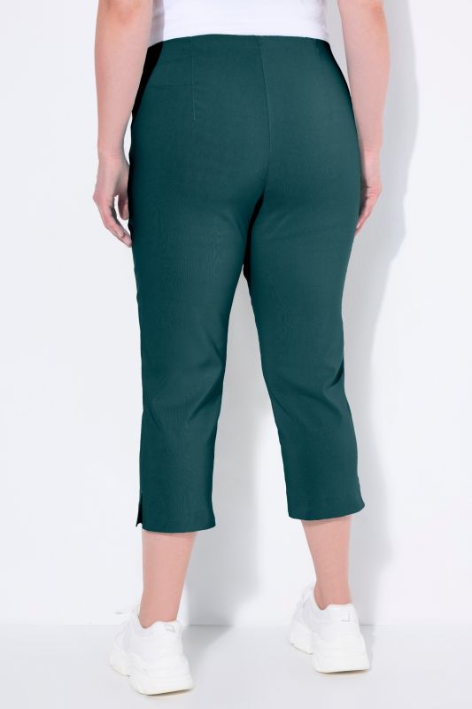 Stretch Basic Bengaline Capri Pants