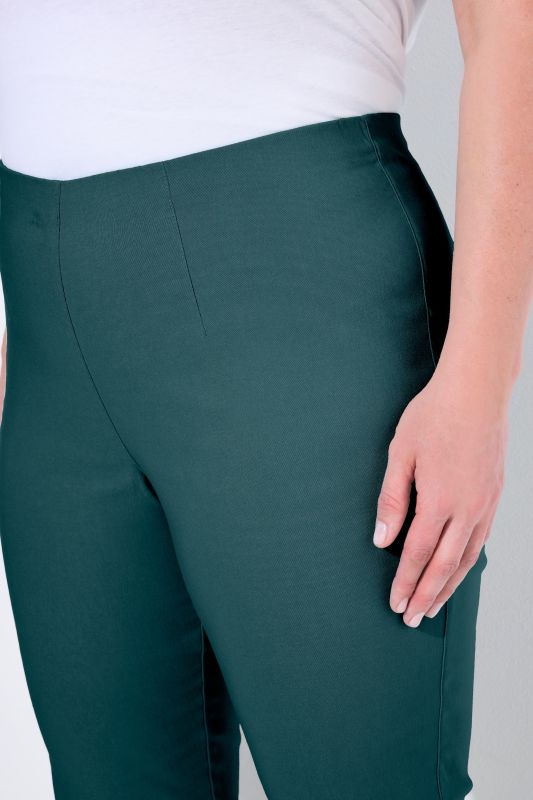 Stretch Basic Bengaline Capri Pants