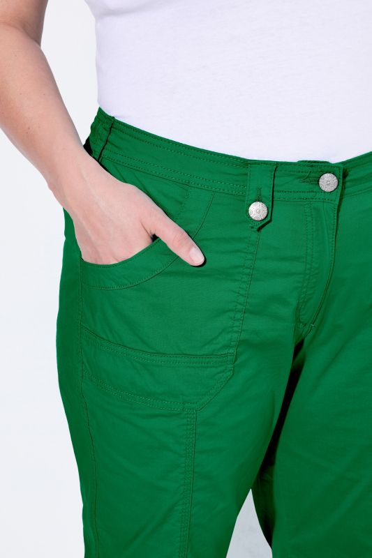 Roll-Tab Hem Stretch Cargo Pants