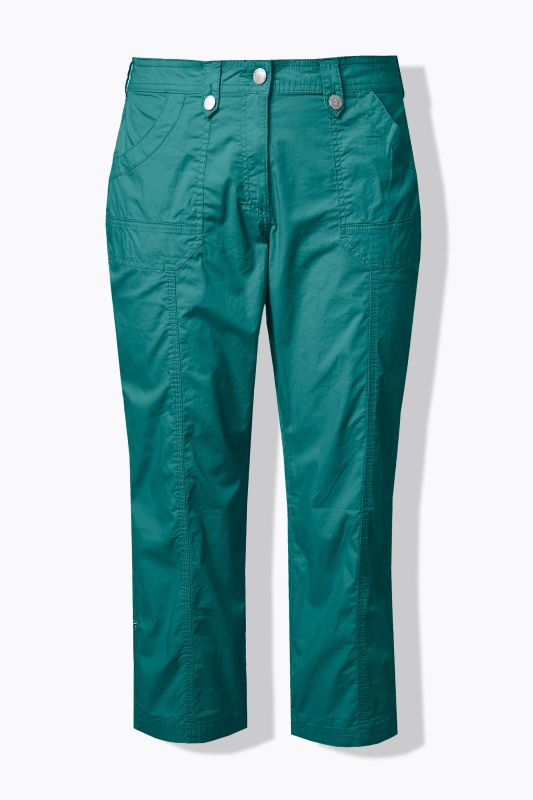 Roll-Tab Hem Stretch Cargo Pants