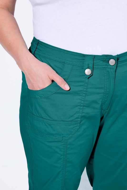 Roll-Tab Hem Stretch Cargo Pants