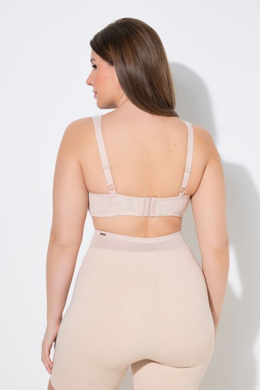 Underwire bra, soft cup, mesh insert, cup C - E