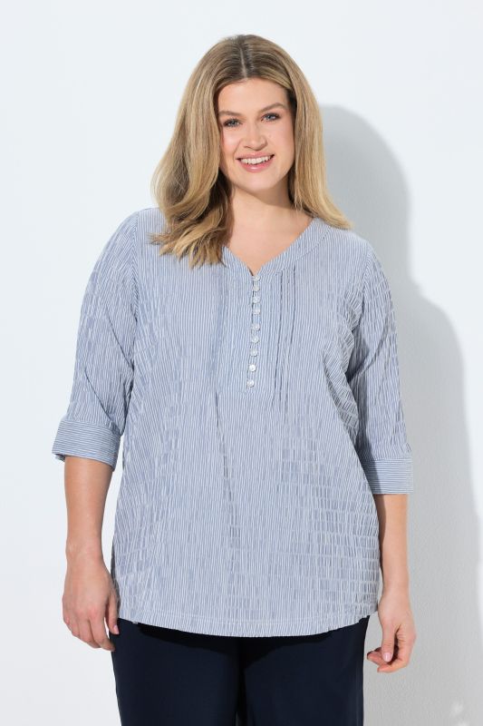 Риза за отгоре с релефни райета