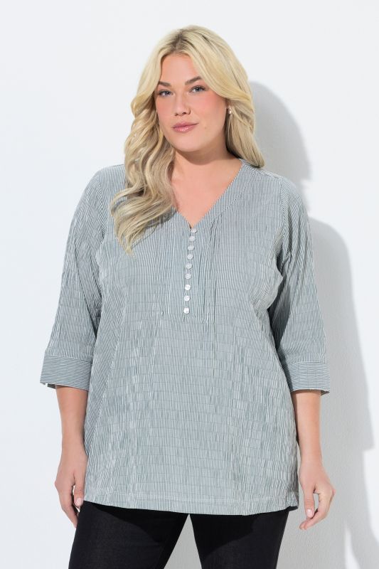 Риза за отгоре с релефни райета