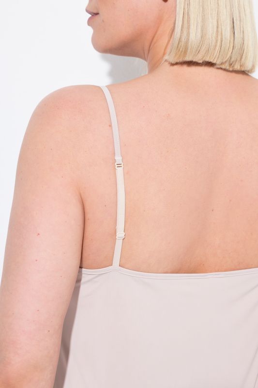 Spaghetti Strap Stretch Knit Slip