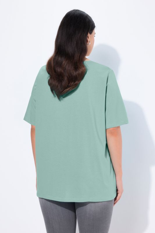 Essential V-Neck Stretch Tee