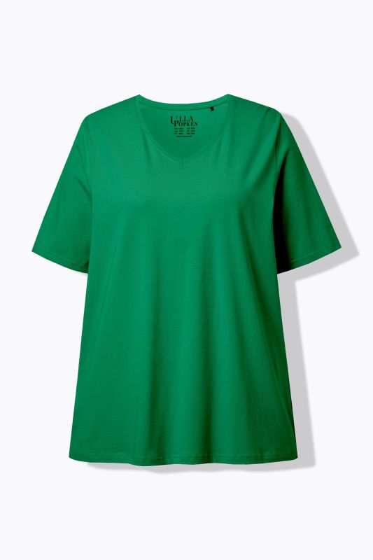 Essential V-Neck Stretch Tee
