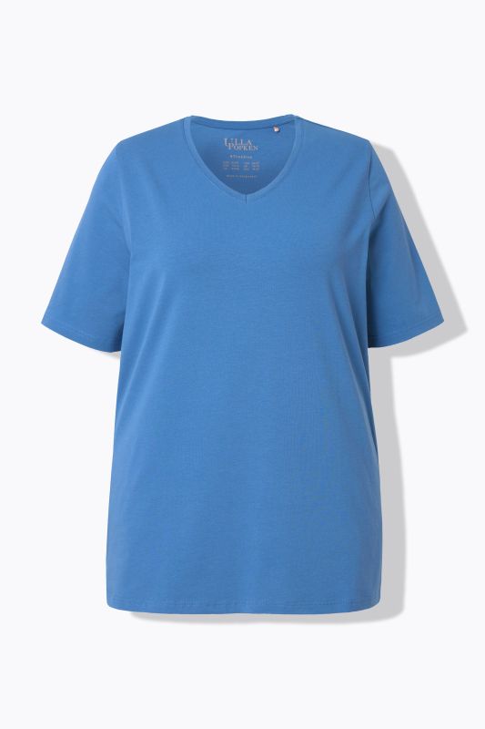 Essential V-Neck Stretch Tee