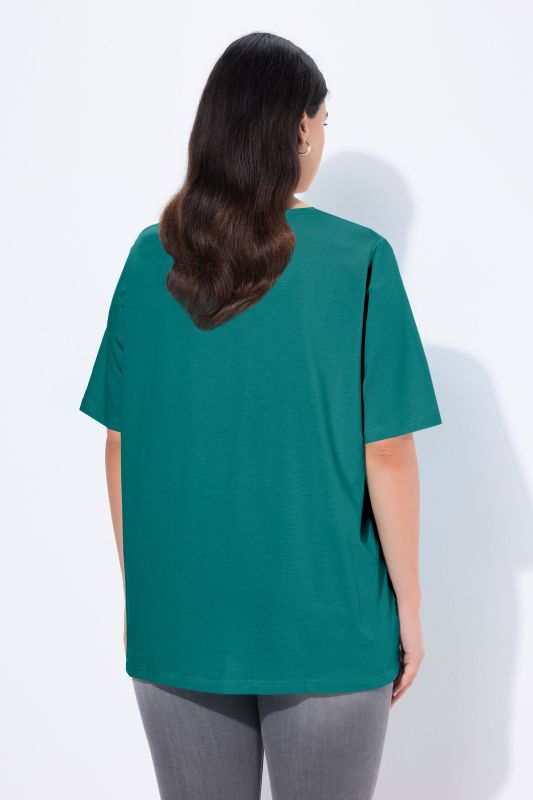Essential V-Neck Stretch Tee