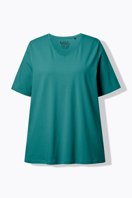 Essential V-Neck Stretch Tee