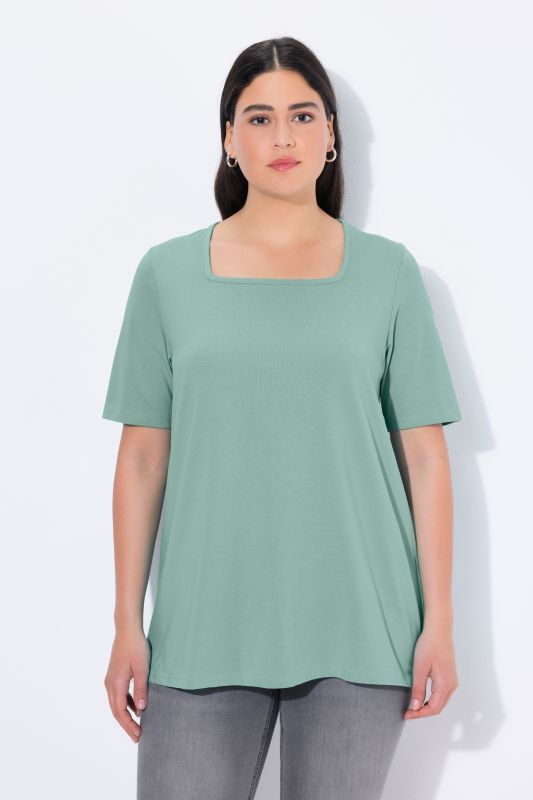 Essential Square Neck Stretch Tee
