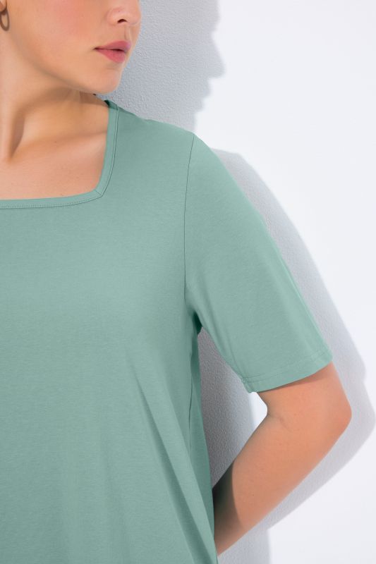 Essential Square Neck Stretch Tee